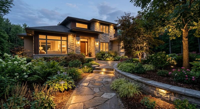 Garden Lighting Installation in Kansas City, MO