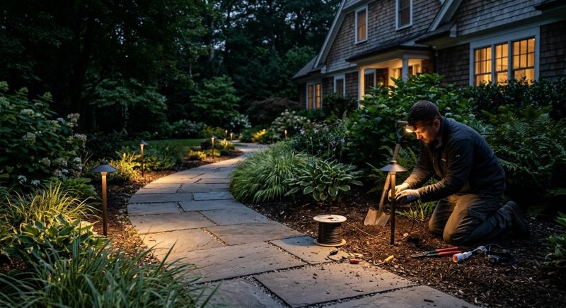 Pond Lighting Installation in Utah County, UT